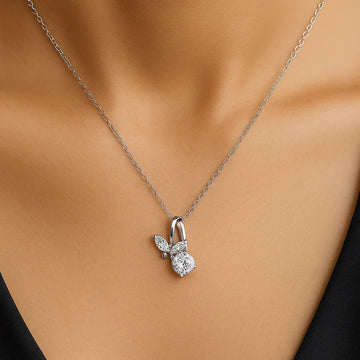 "Dazzling Butterfly – 925 Sterling Silver Pendant Set" 🦋✨